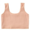 thumbnail image 1 of Godderr Kids Girls Sports Bras,Big Girl Solid Color Cotton Development Small Vests,First Bras for Girls 10-12Y, 1 of 5