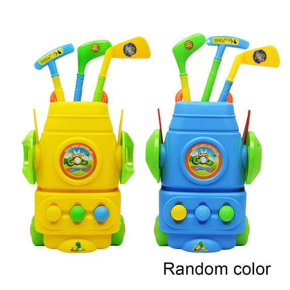 Godderr Kids Outdoor Toys Golf Clubs Set for Toddler Boys Girls Golf Set for Baby Toddler Mini Golf Toys Indoor Golf Toys