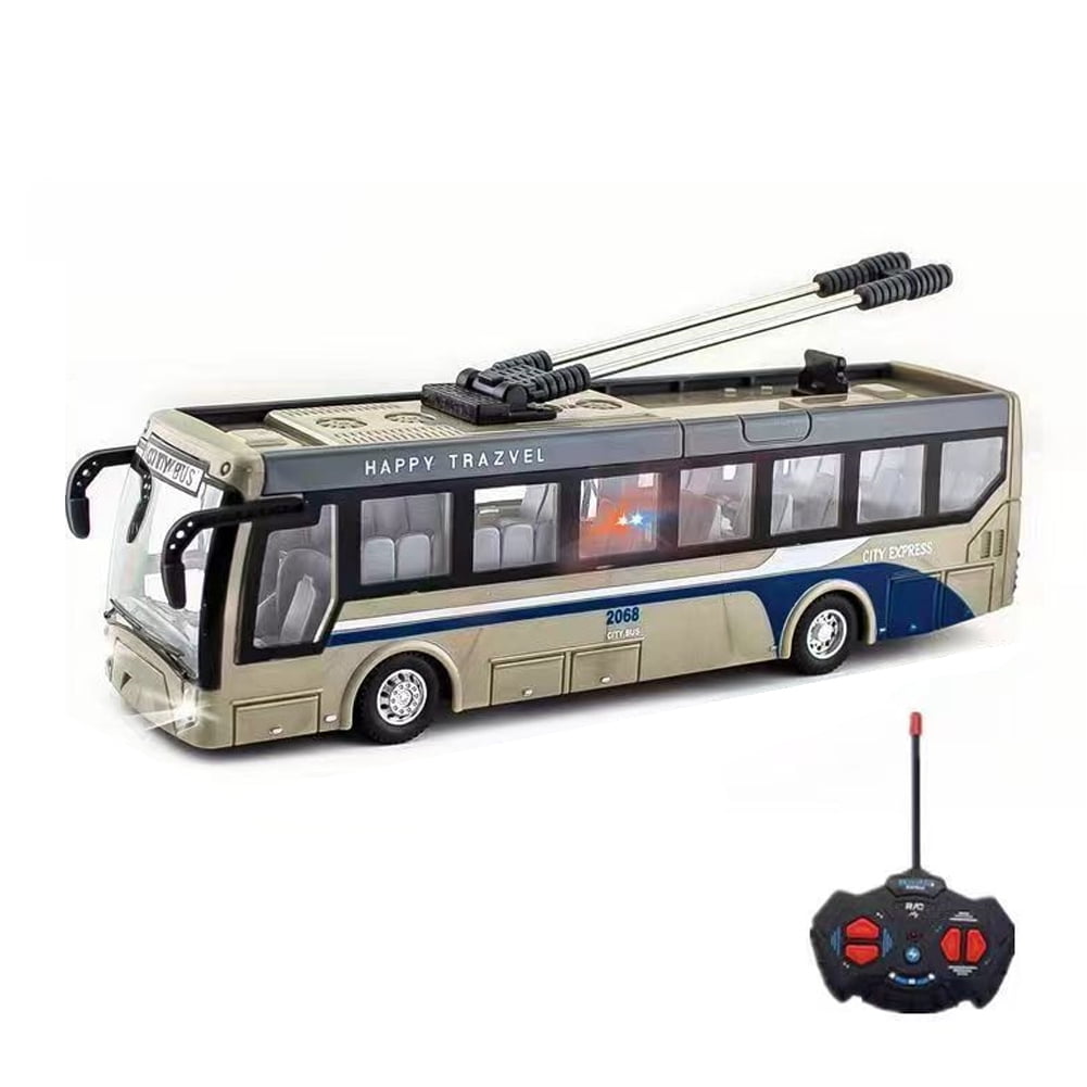Godderr Kids Remote Control Bus Toys Toddler Car Electronic Car Kids ...