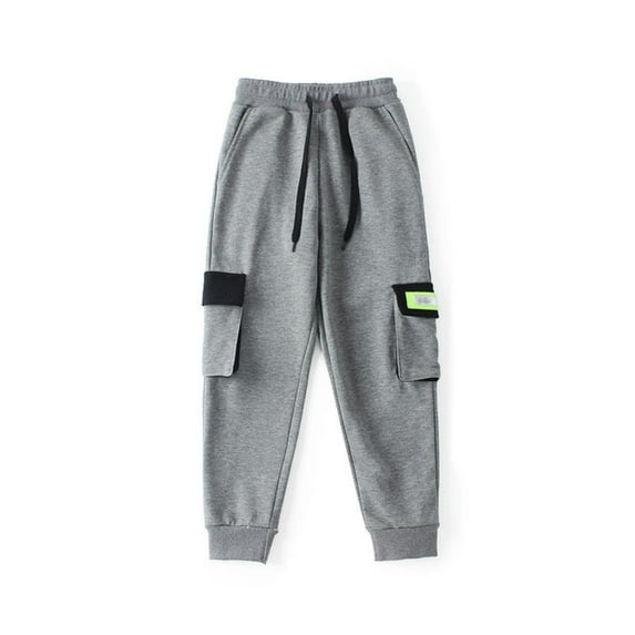 Godderr Kids Toddler Baby Boys Sweatpants,Boys Spring Fall Pants Kids Solid Color Pants Pants Sport Jogger for Kids 3-14 Years