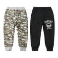 thumbnail image 1 of Godderr Kids Toddler Boy's Jogger Pants Baby Elastic Sweatpants Kid Sport Jogger Cotton Casual Active Playwear Sweats Pants for 1-7Y, 1 of 7