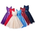 thumbnail image 1 of Godderr Kids Toddler Girls Wedding Dress Mother of the Bride Dresses Flower Girl Dress Formal Dresses for Women Wedding Guest for 2-12 Years, 1 of 7