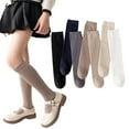 thumbnail image 1 of Godderr Kids Toddlers Girls Thigh High Socks Knee High Socks for Girls,2 Pairs White Thigh High Socks Baby Stockings,Big Girl Stockings Tube Socks for 3-12Y, 1 of 7