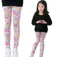 thumbnail image 1 of Godderr Kids Toddlers Leggings,Baby Outerwear Slim Bottomed Pants Skinny Stretch Jeans Printed Leggings Tights Age 1-10 Years, 1 of 6