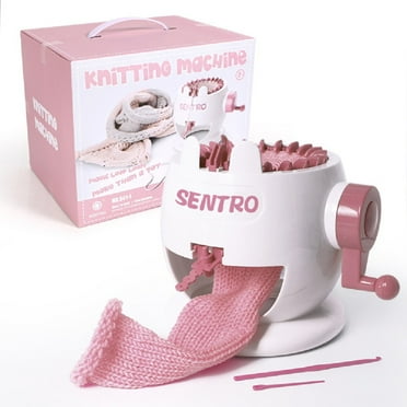 Godderr Knitting Machine 22 Needles Smart Knitting Round Loom, Knitting Board Rotating Double Knit Loom Machine for Adults or Kids, Knitting Loom Machines