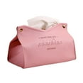 thumbnail image 1 of Godderr Leather Tissue Box Cover, Triangle Foldable Tissue Box-Modern Decorative Storage Box, 1 of 6