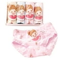 thumbnail image 1 of Godderr Little Girls'Shorts Boxer Briefs Kids Girls Underwear Panties 4Pack Soft 100% Cotton Underwear Toddler Undies for 2-12Y, 1 of 6