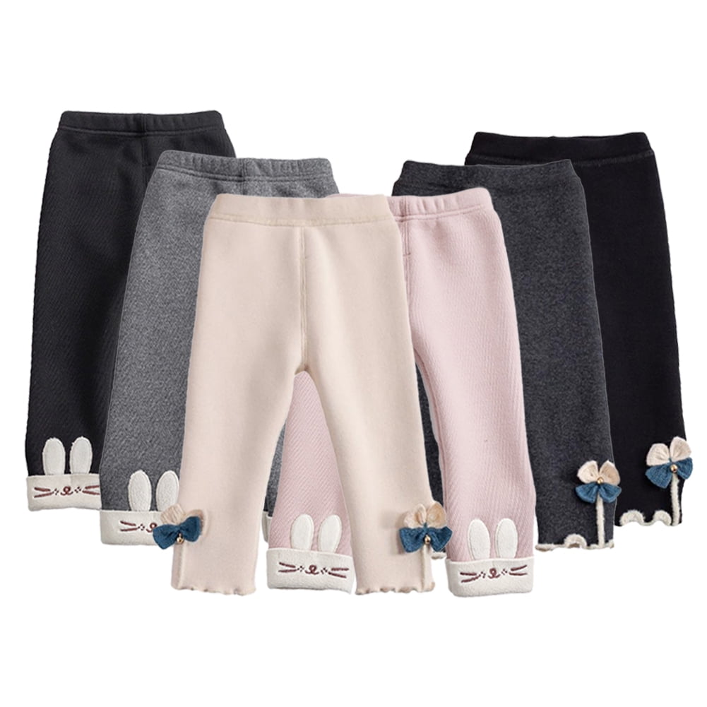 Godderr Newborn Baby Warm Pants Leggings for Toddler Girls Fleece