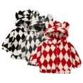 thumbnail image 1 of Godderr Newborn Toddler Boys Girls Fall Winter Ears Hooded Cotton Jacket Cartoon Warm Padded Coats Kids Thickened Short Outerwear Snowsuit for 6 Months-6 Years, 1 of 9