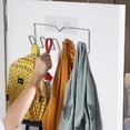 thumbnail image 1 of Godderr No Punching Coat Hooks Multifunctional Stainless Steel Coat Hooks Bathroom Storage Row Hooks, 1 of 5