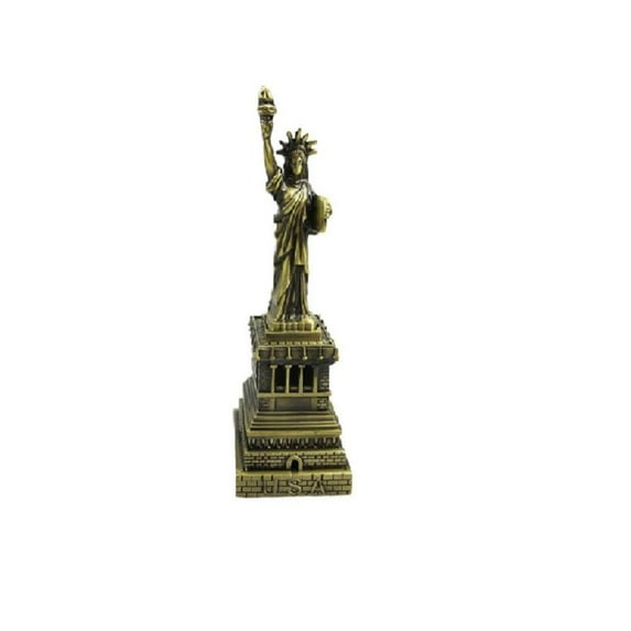 Godderr Statue of Liberty Metallic Statue Statue of Liberty Figurine for Souvenirs Decor 5.90inch