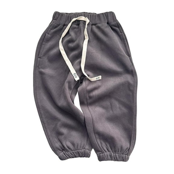 Godderr Toddler Baby Boys Girls Drawstring Sweatpants Cotton Sport Jogger Pants Kids Unisex Soft Pants