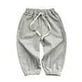 thumbnail image 1 of Godderr Toddler Baby Boys Girls Drawstring Sweatpants Cotton Sport Jogger Pants Kids Unisex Soft Pants, 1 of 6