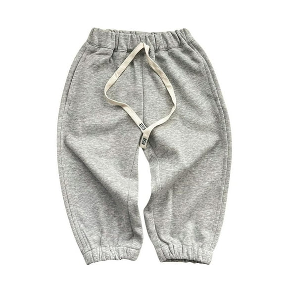 Godderr Toddler Baby Boys Girls Drawstring Sweatpants Cotton Sport Jogger Pants Kids Unisex Soft Pants