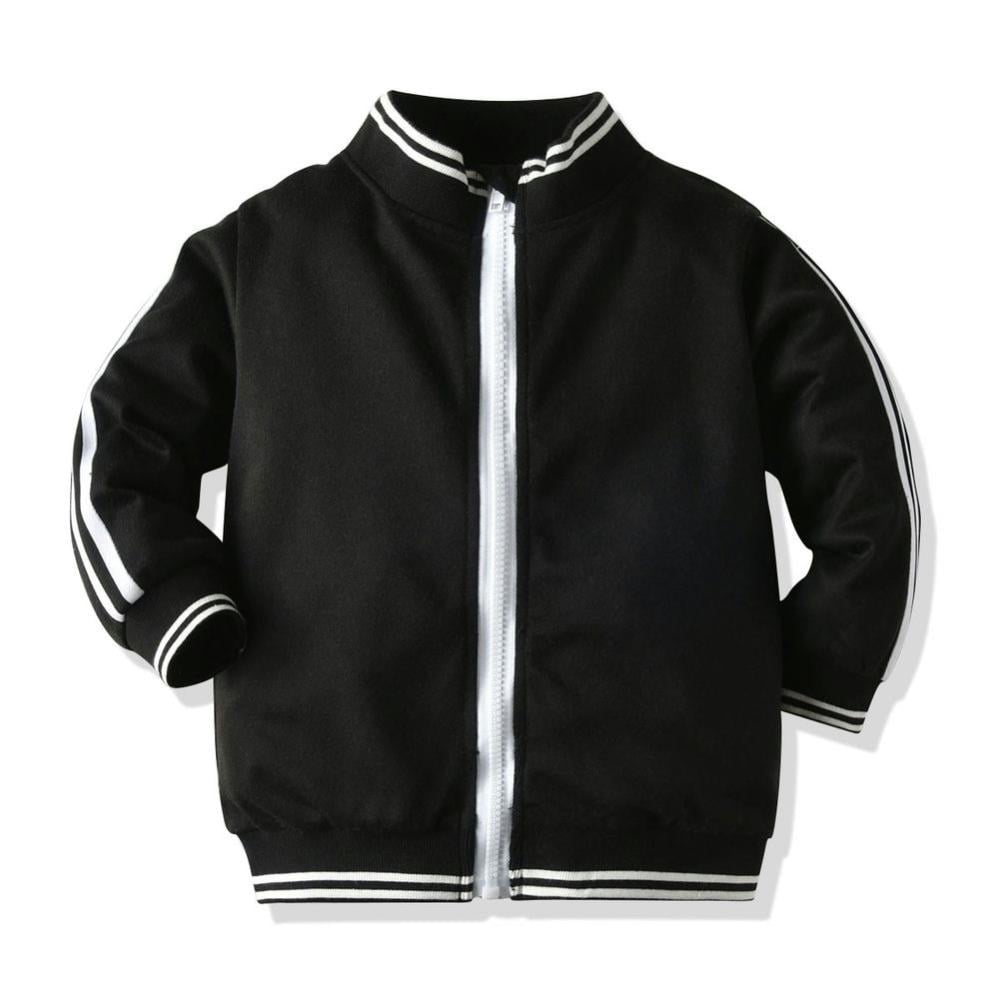 Godderr Toddler Baby Boys Jacket Outerwear,kids Jackets Coats Fall Lightweight Varsity Jacket
