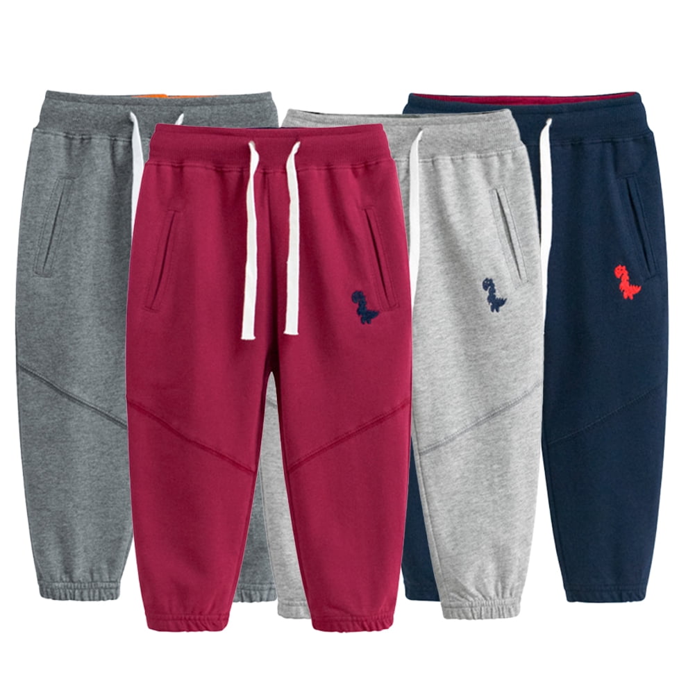 Godderr Toddler Baby Boys Jogger Sweatpants for Kids Dinosaur Pants