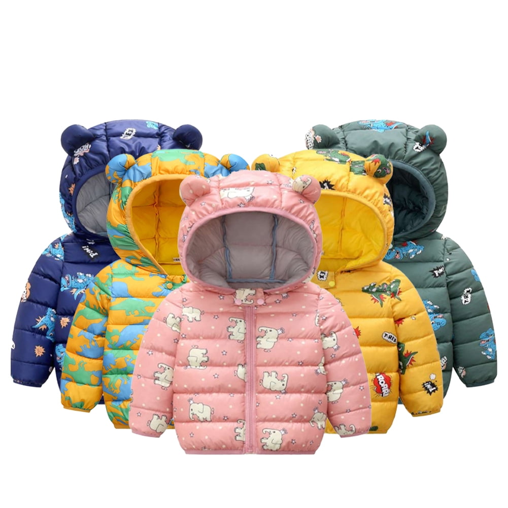 Godderr Toddler Baby Boys Winter Jacket Down Outerwear,Newborn Cotton