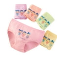 thumbnail image 1 of Godderr Toddler Baby Girls Cat Underwear for Kids Cotton Underwear Soft Fashion Underwear for 5PCS 2-12Y, 1 of 5