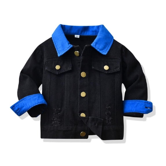 Godderr Toddler Baby Girls Denim Jackets Baby Boys Girls Leopard Print Jeans Jacket Fall Coats Outwear