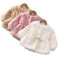 thumbnail image 1 of Godderr Toddler Baby Girls Warm Sweater Jacket Coats,Fall Winter Warm Cotton Sweater Knit Top,Button Cardigan Jacket for 9 Months-5 Years Old, 1 of 5