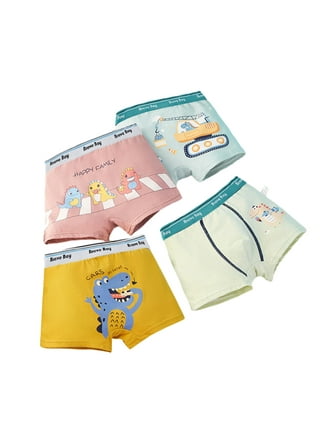 Kids Baby Girls Boys Underpants Cute Animals Letter Print Underwear Shorts  Pants Cotton Briefs Trunks 4PCS Underwear 4t Brat Panties 