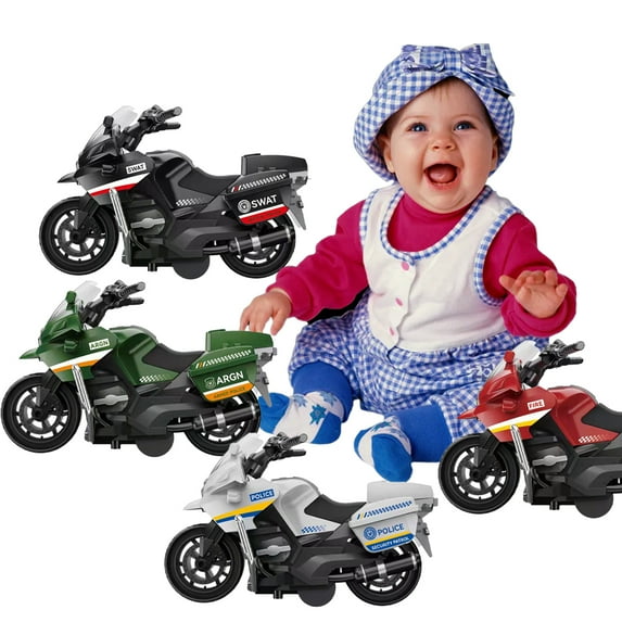 Godderr Toddler Boys Girls Toys Car for Kids Baby Motorcycles Toys Car Simulation Model Inertia Toys
