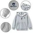 thumbnail image 1 of Godderr Toddler Boys Hoodies Jacket Long Sleeve Zip Sweatshirt Coat for Kids 3-12 Years, 1 of 5