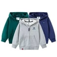 thumbnail image 1 of Godderr Toddler Boys Hoodies Jacket Long Sleeve Zip Sweatshirt Coat for Kids 3-12 Years, 1 of 5