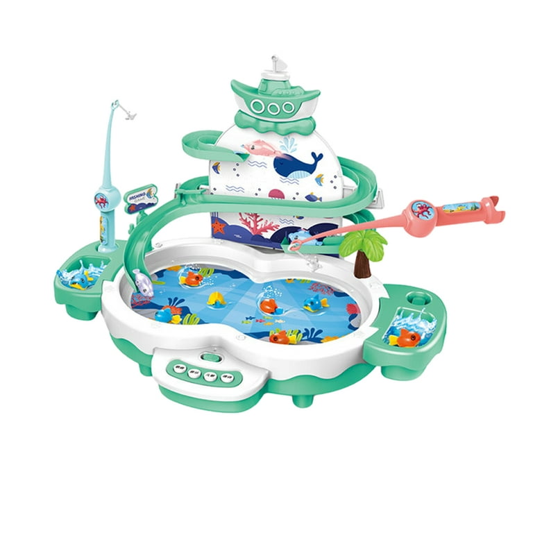 Godderr Toddler Fishing Game Toys Board Game Small Fish and