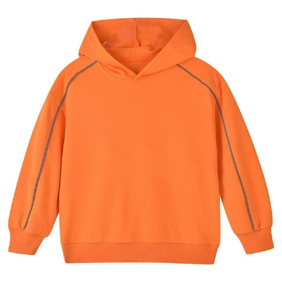 Godderr Toddler Kids Baby Boy Long Sleeve Solid Hoodie Pullover Sweatshirt Solid Color Sports Tops