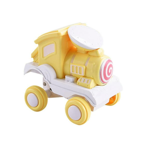 Godderr Toddler Kids Toys Car Inertia Rolling Train Baby Hand Rolling Train Toys Baby Toys for 1-5T Dump Stunt Cars Friction Train Educational Toy Car