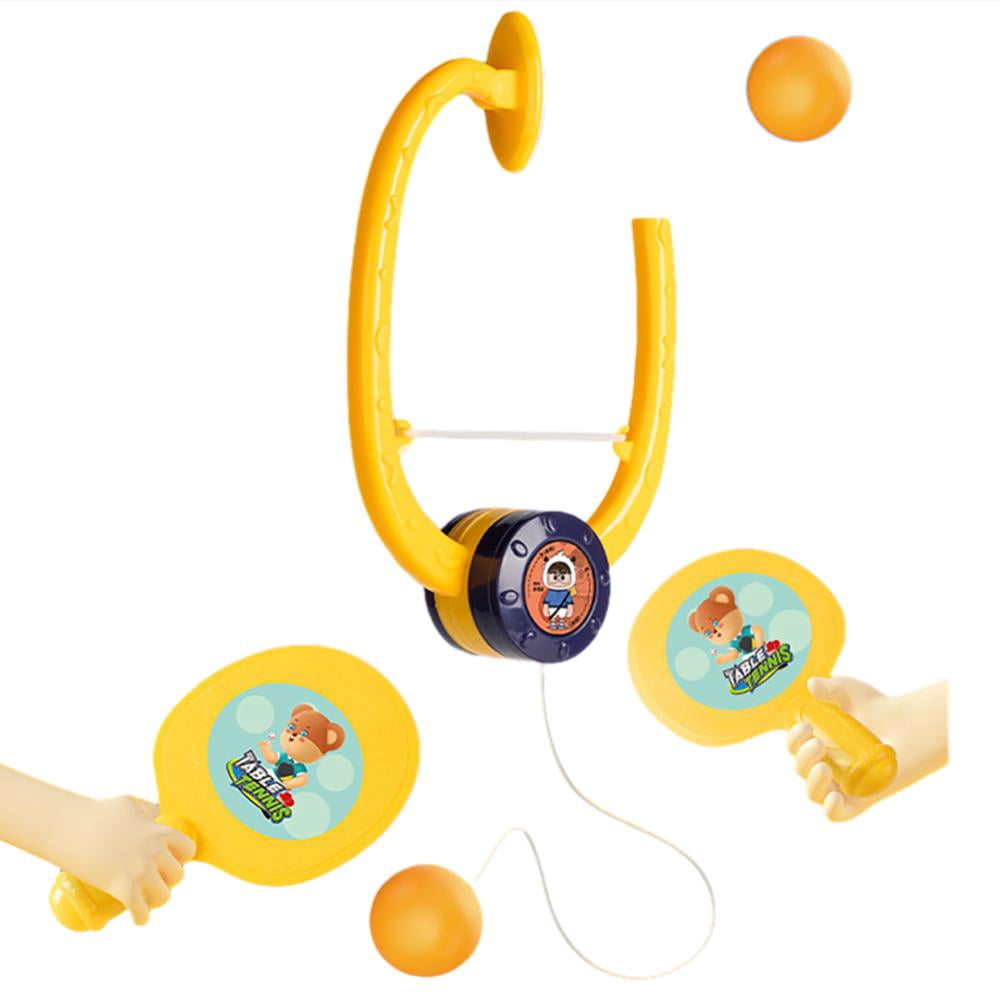 Godderr Toddler Ping Pong Trainer,Kids Indoor Hanging Table Tennis Training Device for 4-16y