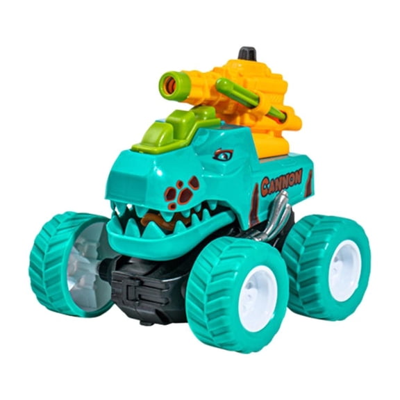 Godderr Toddler Truck Toys, Inertial Missile Catapult Pull Back Cars,360°Rotating Stunt Car for 3-8Y Kids Boys Girls(Blue)1PCS