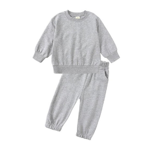Godderr Toddlerr Clothing Kids Sweatshirt Outfits Fall Long Sleeve Top Long Pants Set Big Kids Sweatsuit Outfits for 12M-13Y