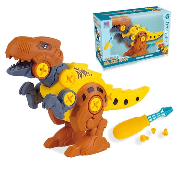 Godderr Toddlers Dinosaur Toys,Assembly Set for Boys and Girls,Fun Birthday Gifts for Kids 3+y