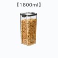 thumbnail image 1 of Godderr Transparent Storage Tank Square Food Storage Jars Canisters Kitchen Storage Plastic Jar, 1 of 5