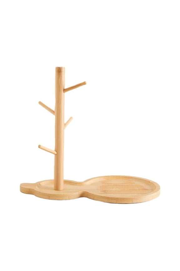 Wood Key Holder Rack,Jewelry Key Stand Hanging Storage Tray Decorative Storage Rack