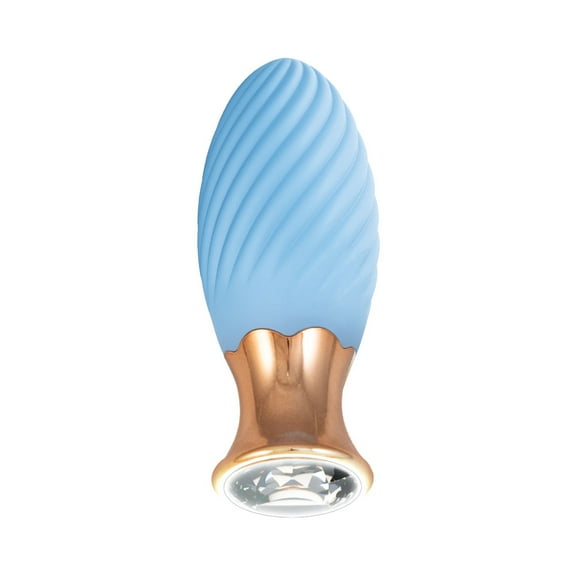 Goddess Diamond Tulip Rechargeable G-Spot Vibrator, Blue