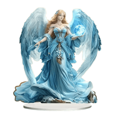 Rbaofujie Enchanted Fairy & Elf Acrylic Standee, Desktop Nightstand Decor, Valentine's Gift Idea, Anime Themed Collectible Figure