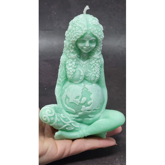 Goddess Gaia Candle, Mother Earth Candle, Large Gaia Candle, Gaia Candle