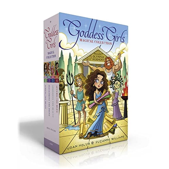 Pre-Owned Goddess Girls Magical Collection (Boxed Set): Athena the Brain; Persephone the Phony; Aphrodite the (Paperback) by Joan Holub, Suzanne Williams