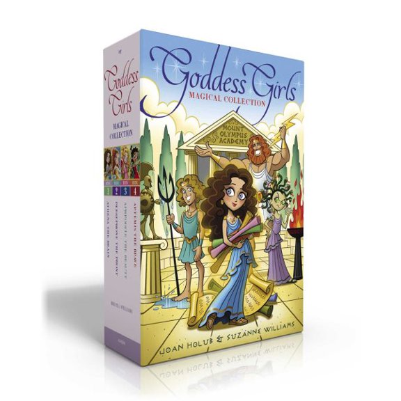 Pre-Owned Goddess Girls Magical Collection (Boxed Set): Athena the Brain; Persephone the Phony; Aphrodite the Beauty; Artemis the Brave Paperback