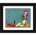 thumbnail image 1 of Goddess, Jami 14x12 Black Ornate Wood Framed with Double Matting Museum Art Print Titled - Telephone, 1 of 4