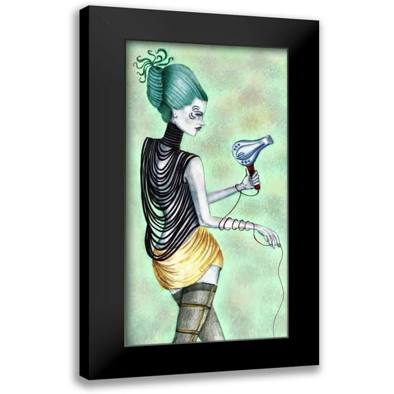 Goddess, Jami 14x24 Black Modern Framed Museum Art Print Titled - Beauty Blowout