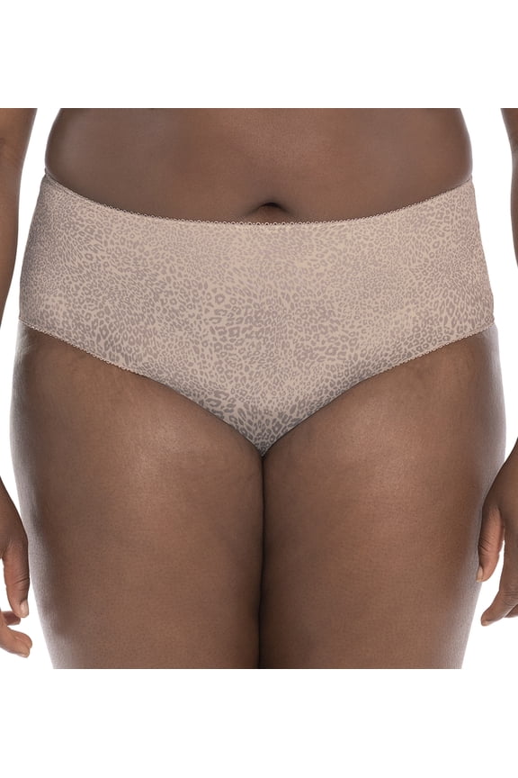 Kayla Matching Brief (6168),XL,Taupe Leopard