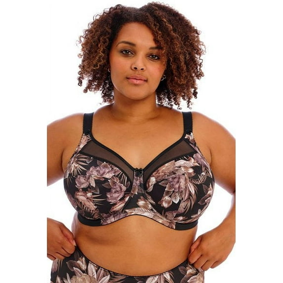 Goddess Kayla Support Underwire Bra (6162),42H,Dark Tropical