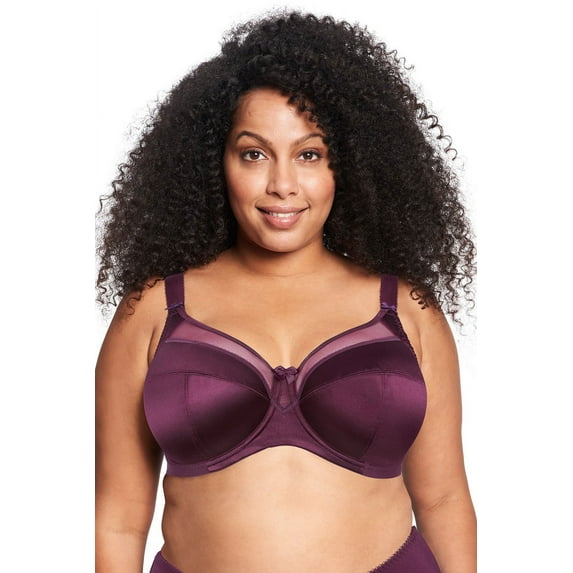 Goddess Keira Banded Satin Underwire Bra GD6090