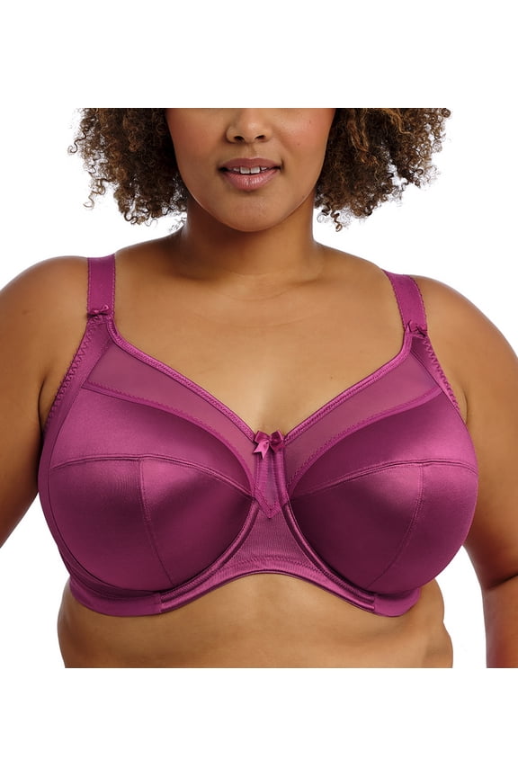 Keira Support Underwire Bra (6090),40I,Mulberry