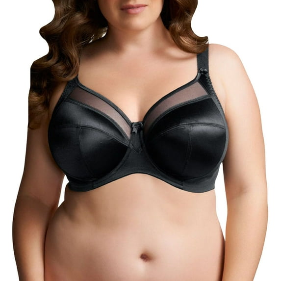 Goddess Keira Support Underwire Bra (6090),42J,Black