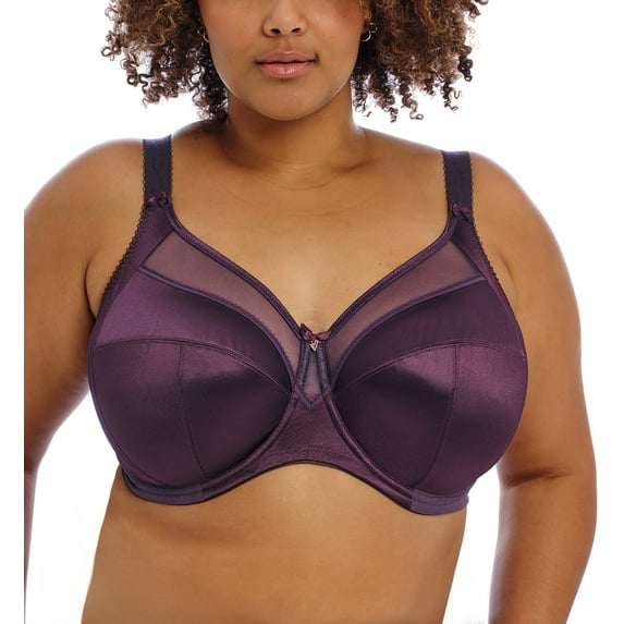 Goddess Keira Support Underwire Bra (6090),42J,Blackberry